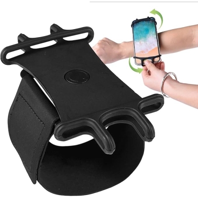 Uchwyt na telefon pasek na nadgarstek wodoodporny do biegania 360°